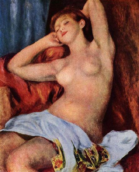 Pierre-Auguste Renoir La baigneuse endormie France oil painting art